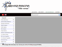 Tablet Screenshot of beyazmakina.com